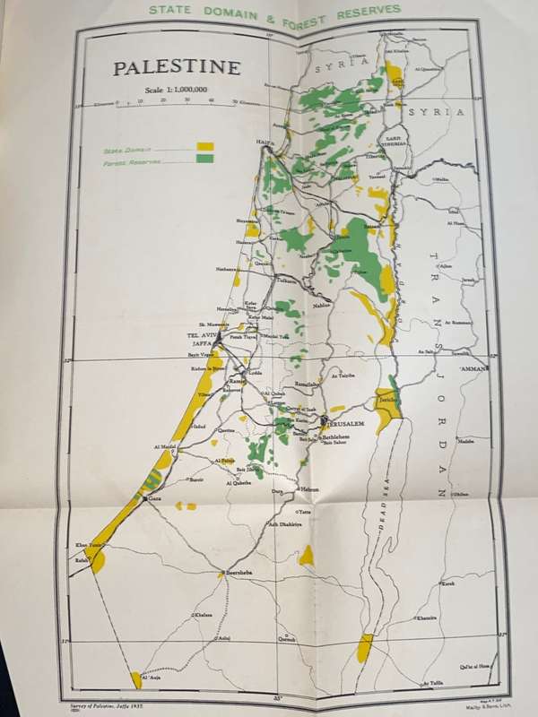 REPORT ON PALESTINE AND TRANS-JORDAN FOR THE YEAR 1935 BY HIS MAJESTY`S GOVERNMENT IN THE UK