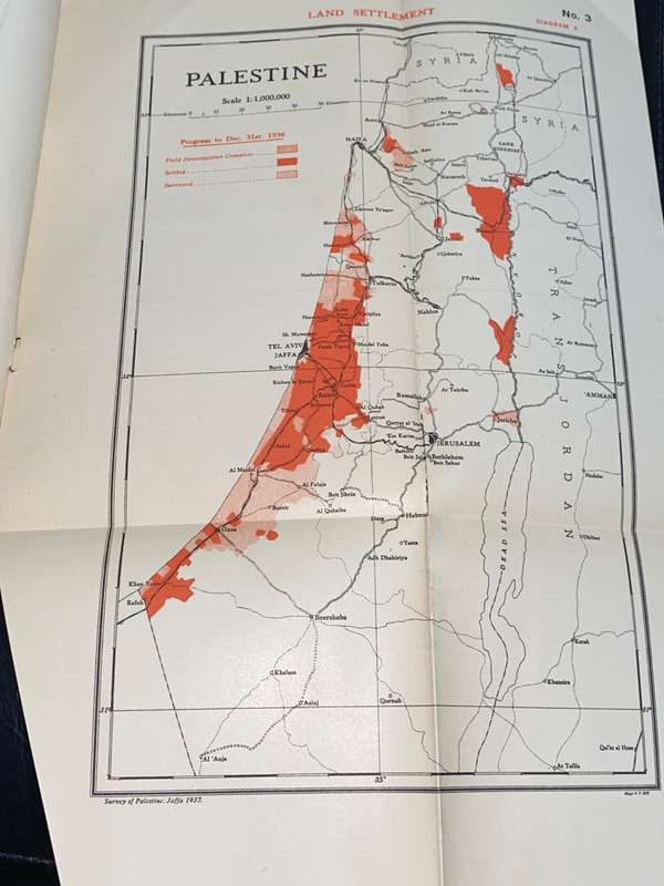 REPORT ON PALESTINE AND TRANS-JORDAN FOR THE YEAR 1935 BY HIS MAJESTY`S GOVERNMENT IN THE UK