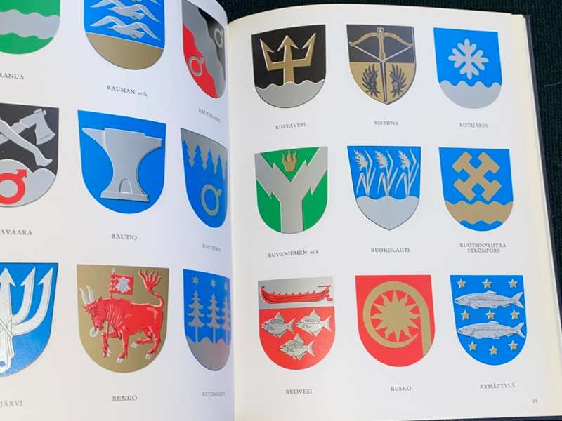 MUNICIPAL COATS OF ARMS OF FINLAND