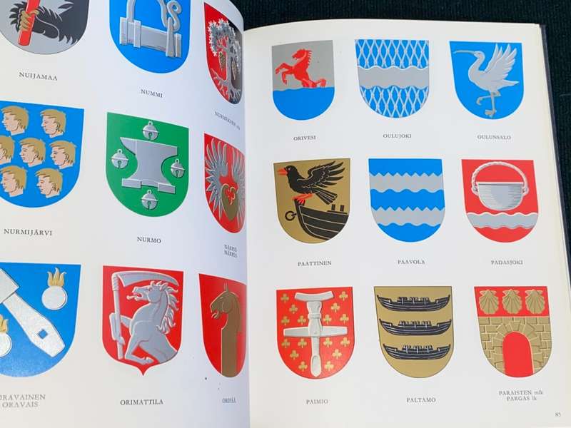 MUNICIPAL COATS OF ARMS OF FINLAND