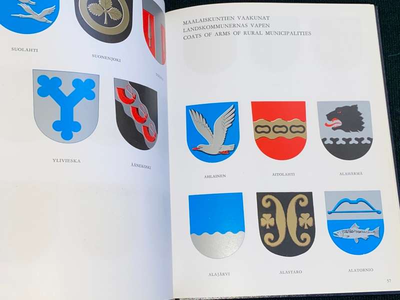 MUNICIPAL COATS OF ARMS OF FINLAND
