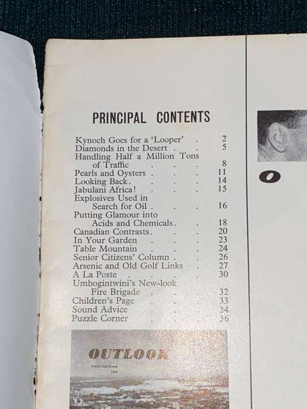 OUTLOOK MAGAZINE FIRST EDITION 1958