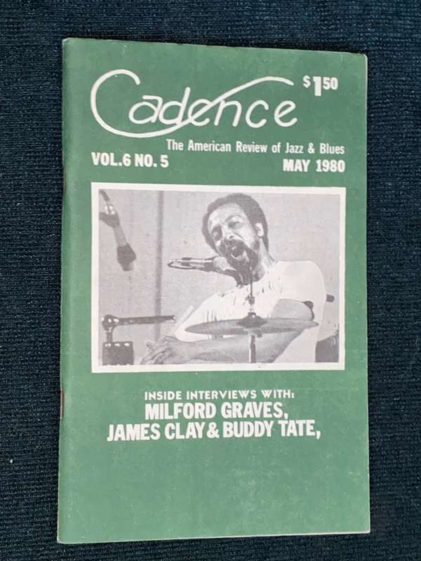 CADENCE THE AMERICAN REVIEW OF JAZZ & BLUES JUNE 1980 VOL 6 NO. 5
