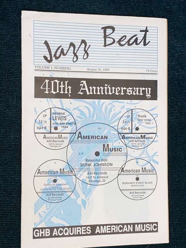 JAZZ BEAT VOLUME 1 NUMBER 1 AUGUST 16, 1989