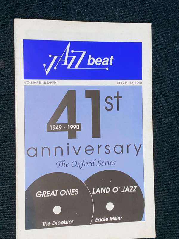 JAZZ BEAT VOLUME 2 NUMBER 1 AUGUST 16, 1990