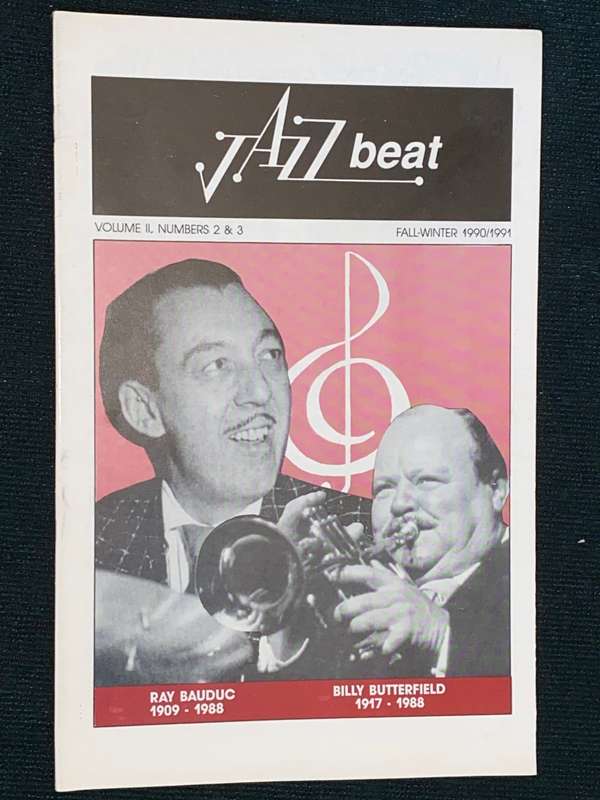 JAZZ BEAT VOLUME 2 NUMBERS 2 & 3 FALL - WINTER 1990/1991