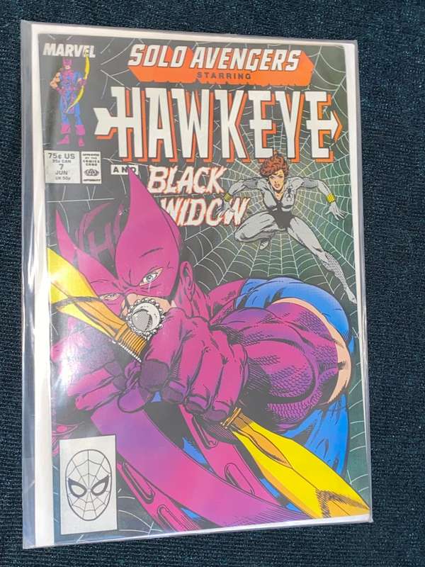 MARVEL COMICS #7 HAWKEYE AND BLACK WIDOW