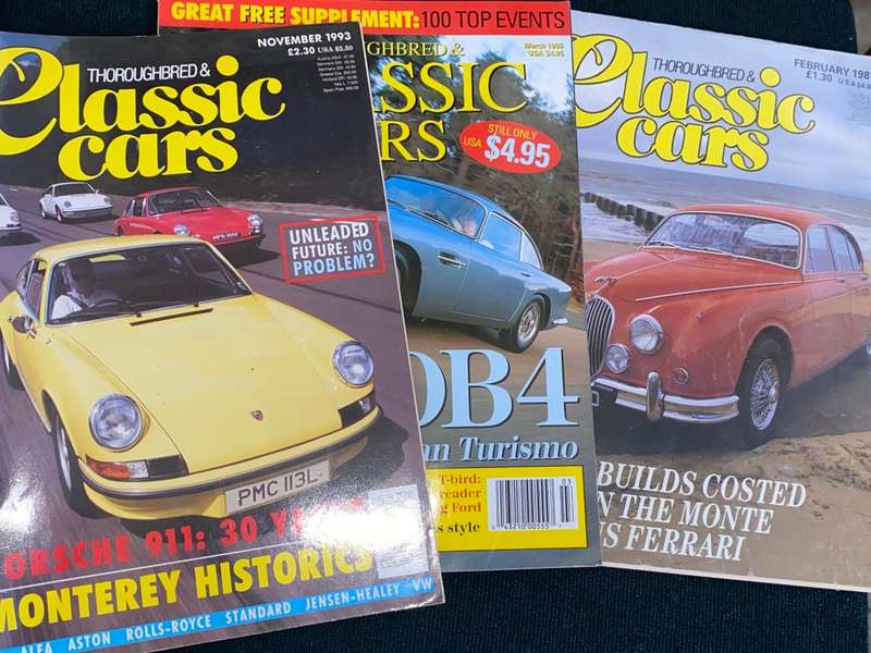 THOROUGHBRED & CLASSIC CARS X 3 MAGAZINES