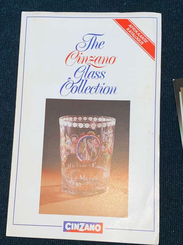 THE CINZANO GLASS COLLECTION CATALOGUE WITH AFRIKAANS TRANSLATION