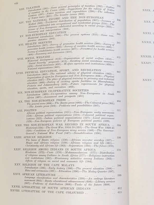 HANDBOOK ON RACE RELATIONS IN SOUTH AFRICA 1949