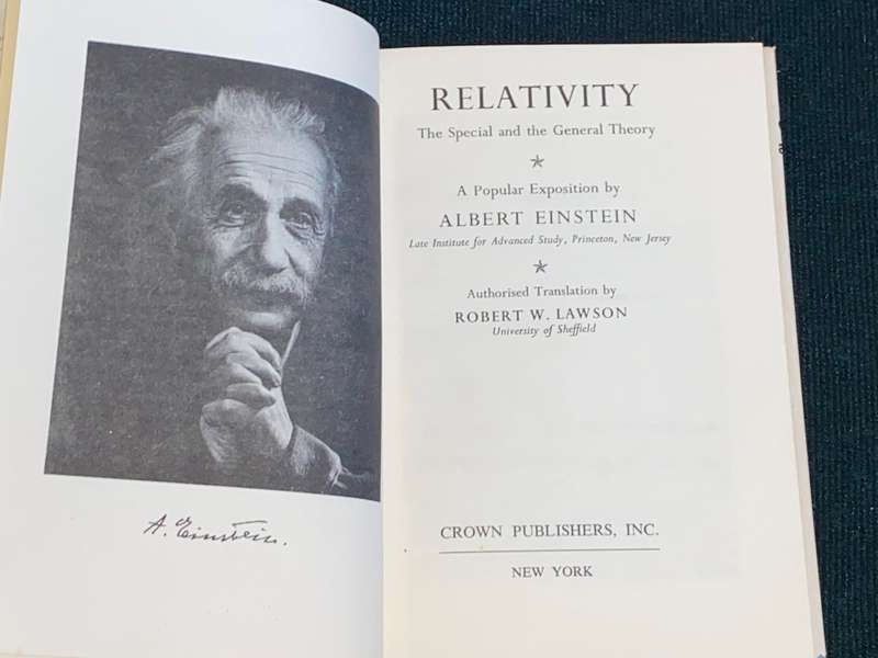 RELATIVITY THE SPECIAL AND GENERAL THEORY BY ALBERT EINSTEIN