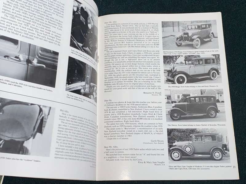 THE RESTORER THE MAGAZINE FOR THE MODEL A FORD ENTHUSIASTS VOL 25 ISSUE 2 1980