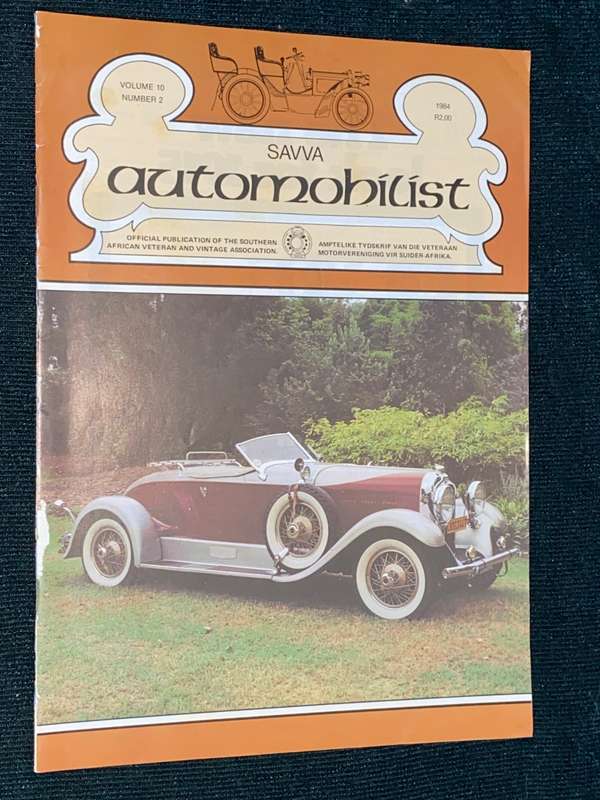 SAVVA AUTOMOBILIST PUBLICATION VOLUME 10 #2 1984