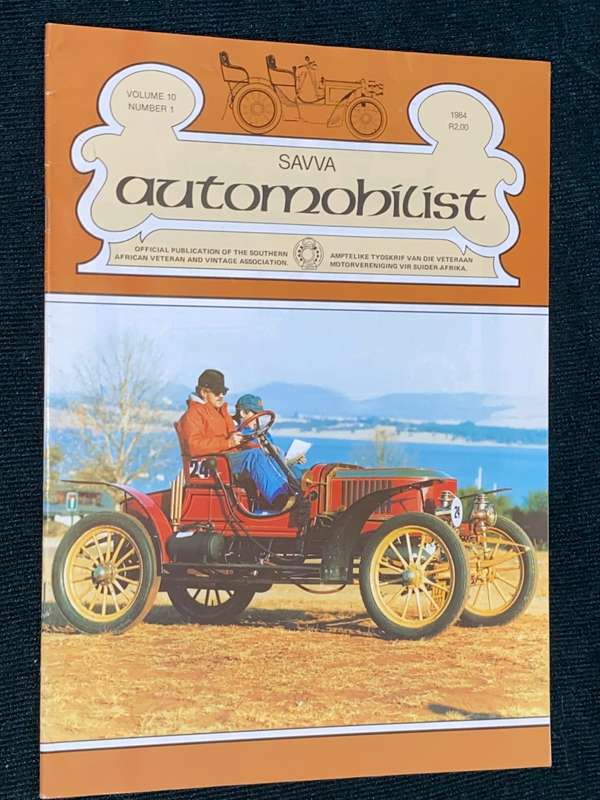 SAVVA AUTOMOBILIST PUBLICATION VOLUME 10 #1 1984