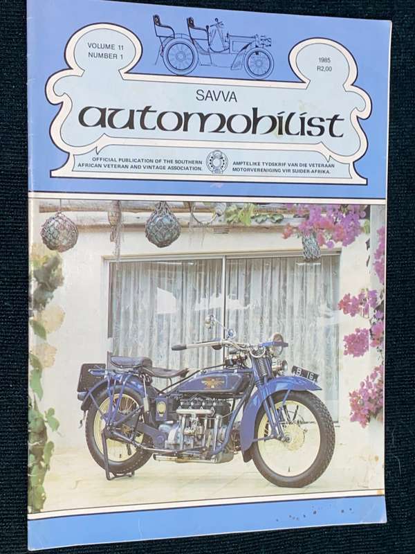 SAVVA AUTOMOBILIST PUBLICATION VOLUME 11 #1 1985