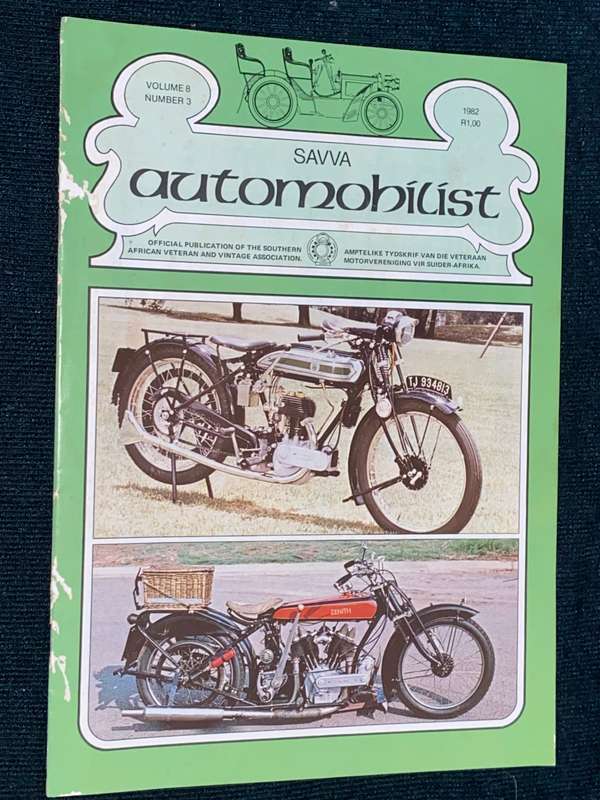 SAVVA AUTOMOBILIST PUBLICATION VOLUME 8 #3 1982