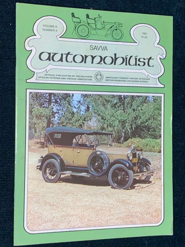 SAVVA AUTOMOBILIST PUBLICATION VOLUME 8 #4 1982