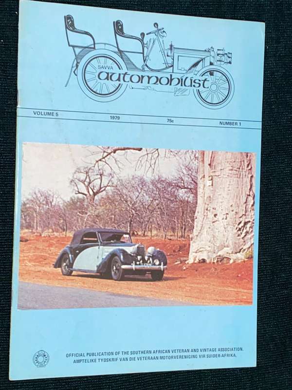 SAVVA AUTOMOBILIST PUBLICATION VOLUME 5 #1 1979