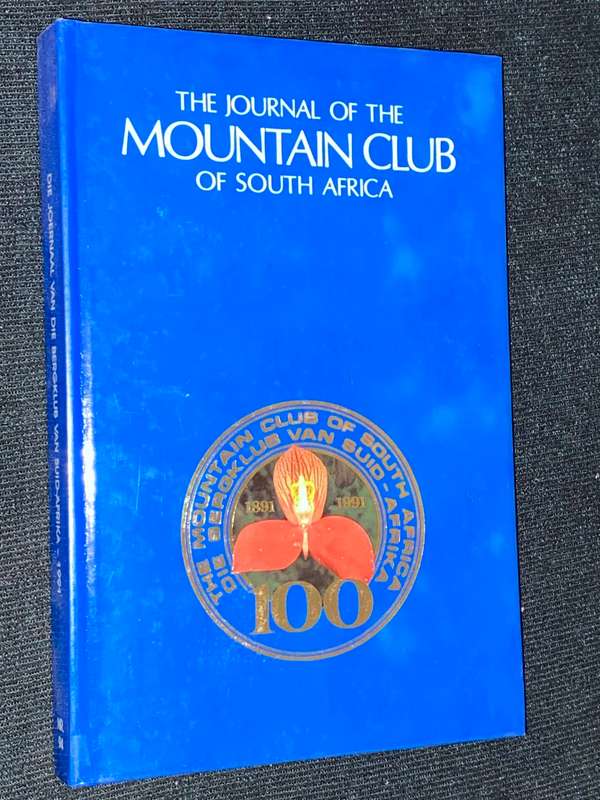 THE JOURNAL OF THE MOUNTAIN CLUB OF SOUTH AFRICA 1991
