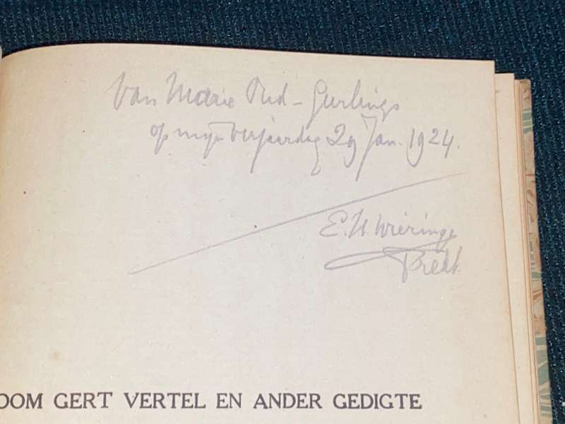 OOM GERT VERTEL EN ANDER GEDIGTE DEUR DR. C. LOUIS LEIPOLDT 1921