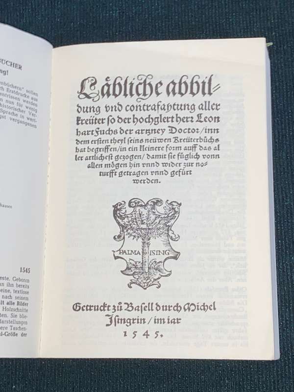 LEONHARD FUCHS HOLZSCHNITTE