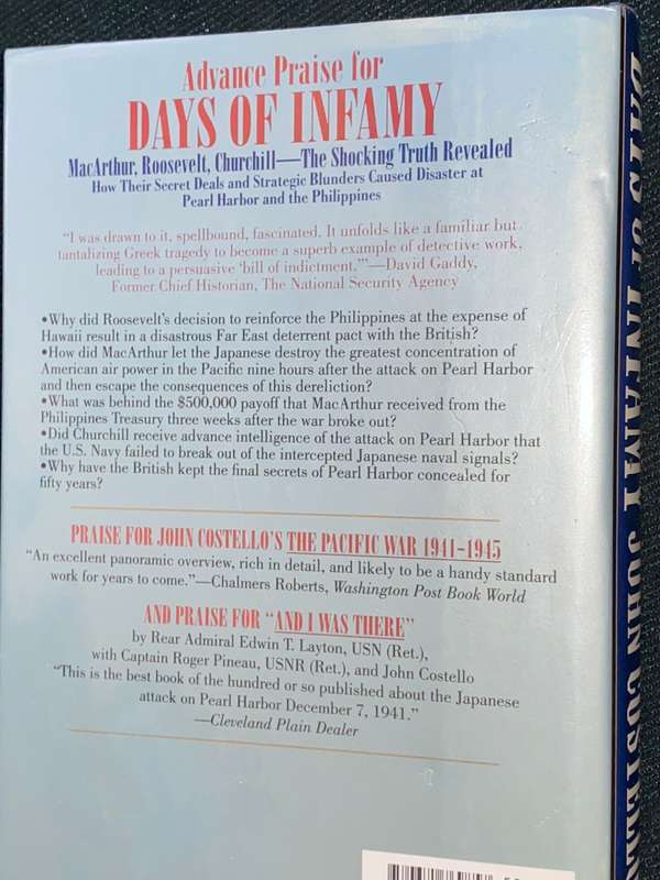 DAYS OF INFAMY BY JOHN COSTELLO