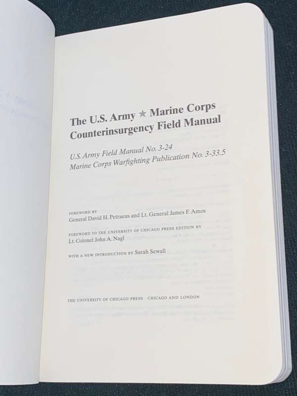 THE U.S. ARMY MARINE CORPS COUNTERINSURGENCY FIELD MANUAL