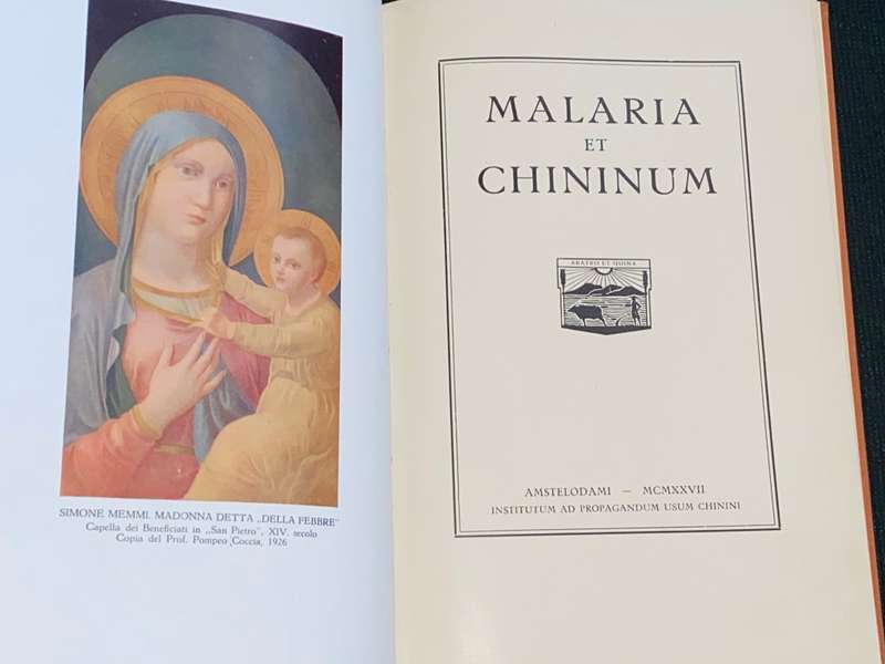 MALARIA ET CHININUM 1927