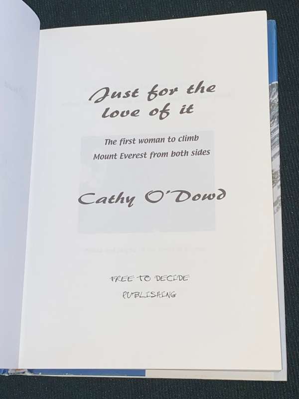 JUST FOR THE LOVE OF IT BY CATHY O` DOWD