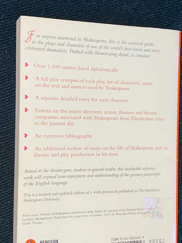 THE PENGUIN SHAKESPEARE DICTIONARY EDITED BY SANDRA CLARK