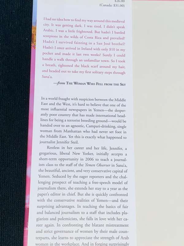 THE WOMAN WHO FELL FROM THE SKY BY JENNIFER STEIL ADVENTURES IN THE OLDEST CITY ON EARTH