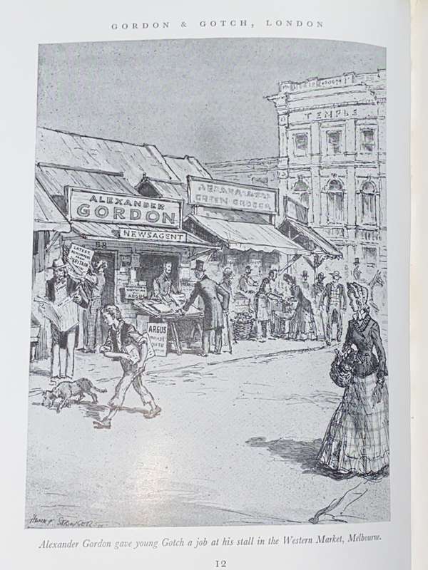GORDON & GOTCH THE HISTORY OF THE G & G CENTURY 1853-1953 SIGNED