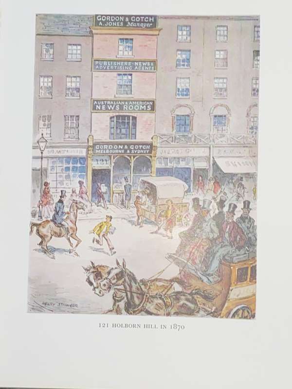 GORDON & GOTCH THE HISTORY OF THE G & G CENTURY 1853-1953 SIGNED