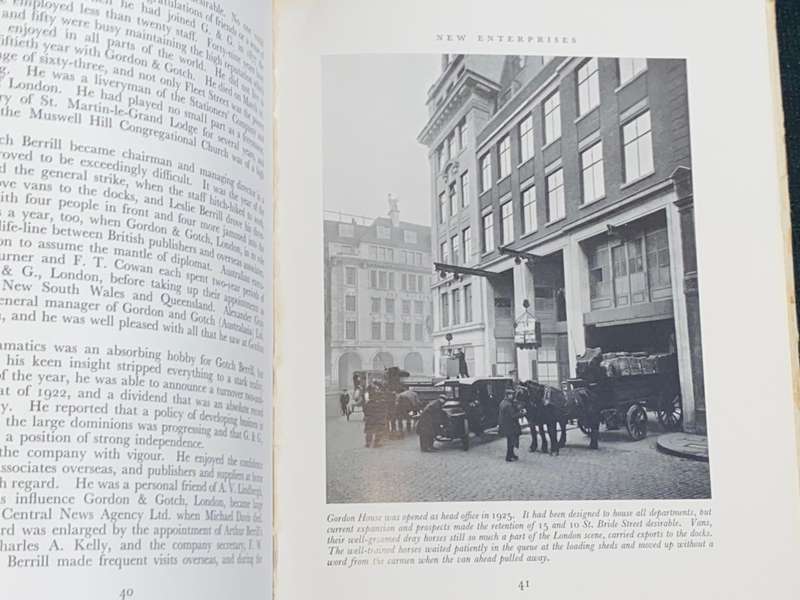 GORDON & GOTCH THE HISTORY OF THE G & G CENTURY 1853-1953 SIGNED