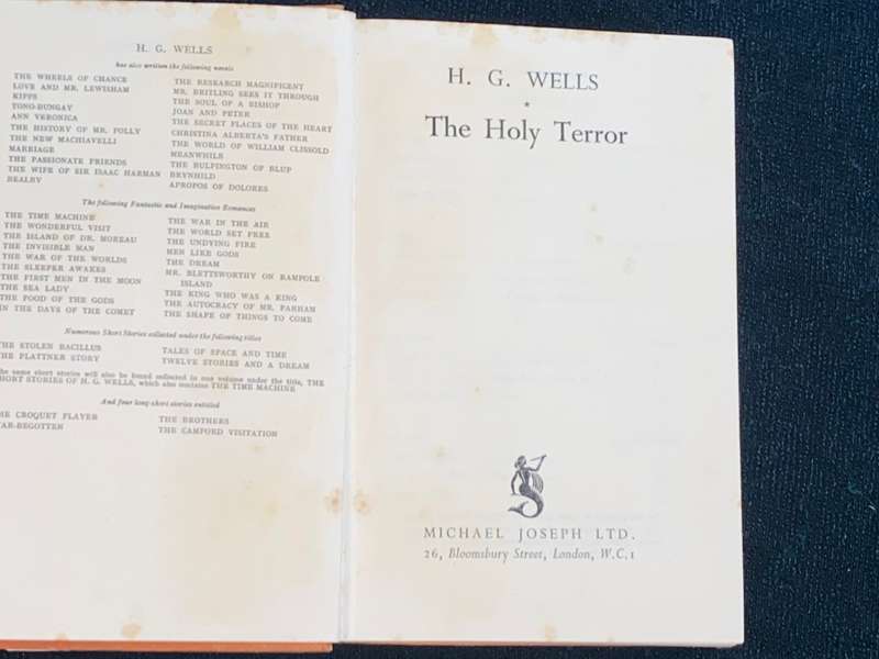 THE HOLY TERROR BY H.G. WELLS
