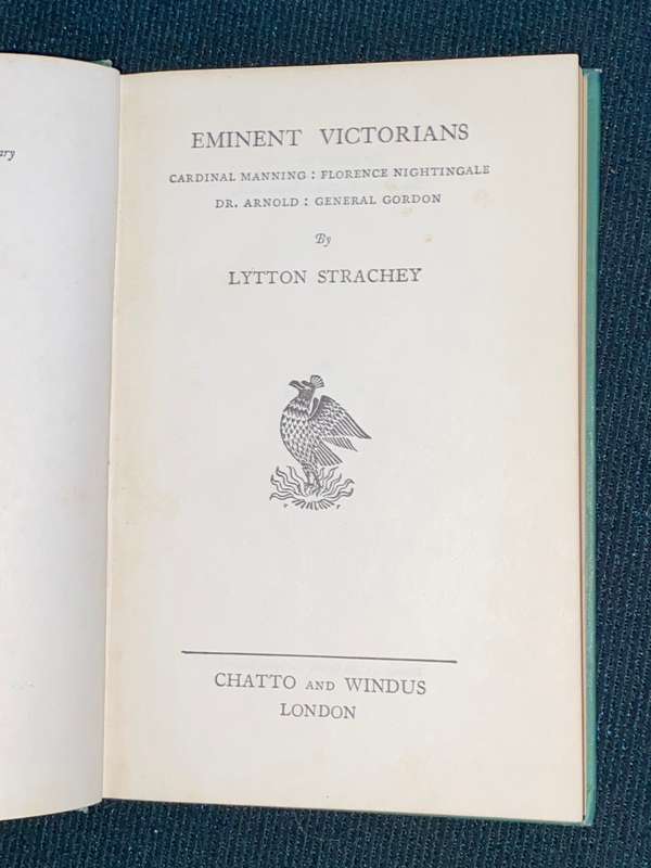 EMINENT VICTORIANS - CARDINAL MANNING: FLORENCE NIGHTINGALE: DR. ARNOLD: GENERAL GORDON
