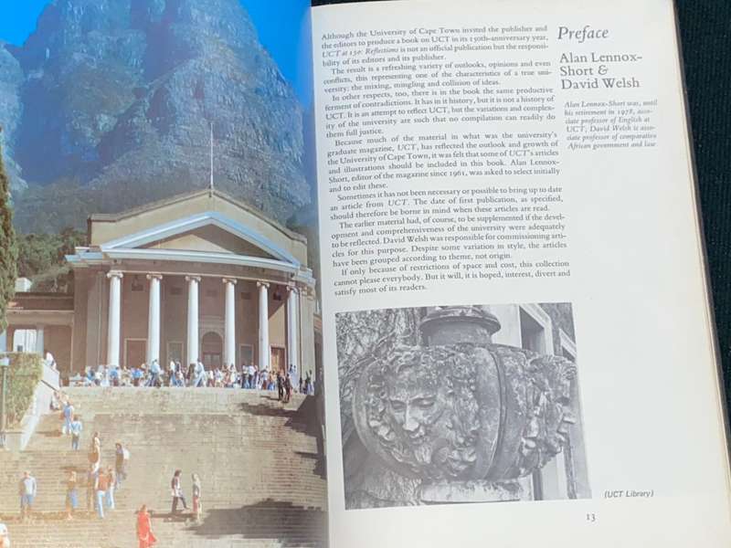 UCT AT 150 REFLECTIONS LIMITED EDITION