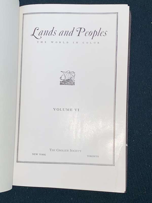 LANDS AND PEOPLES VOLUME VI NORTH AMERICA`S