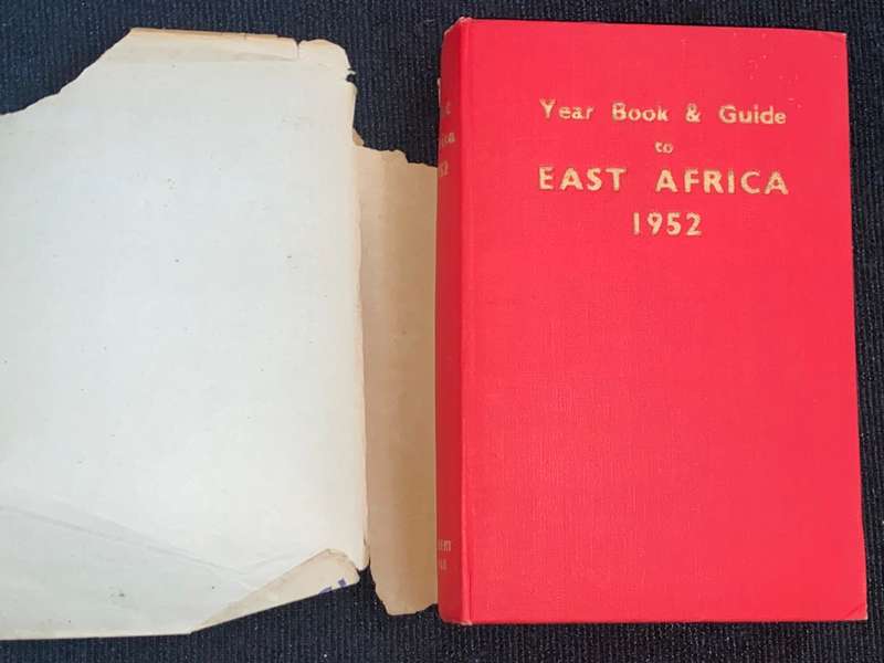 YEAR BOOK AND GUIDE TO EAST AFRICA WITH ATLAS AND FOLDING MAP EDITED BY A. GORDON-BROWN