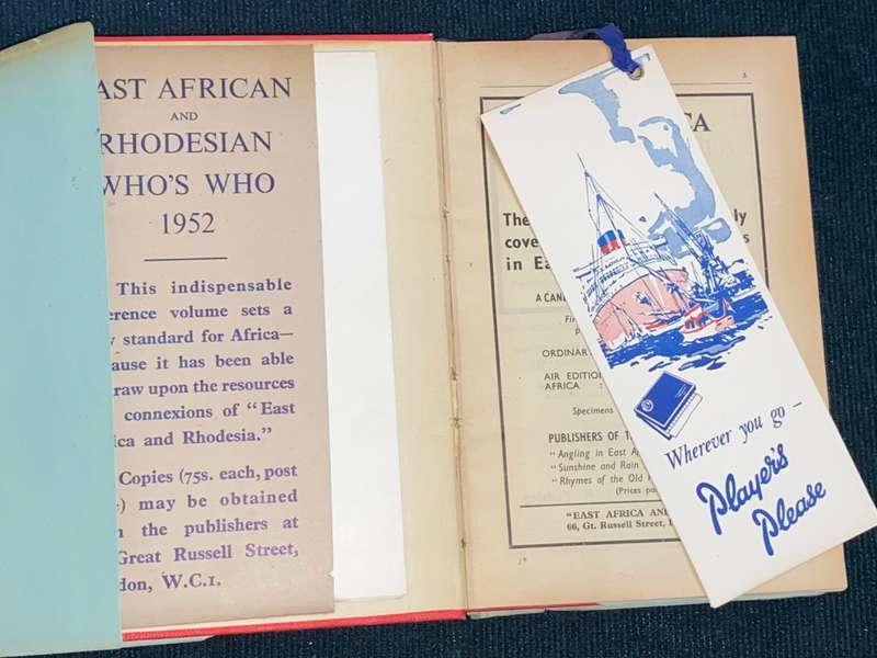 YEAR BOOK AND GUIDE TO EAST AFRICA WITH ATLAS AND FOLDING MAP EDITED BY A. GORDON-BROWN