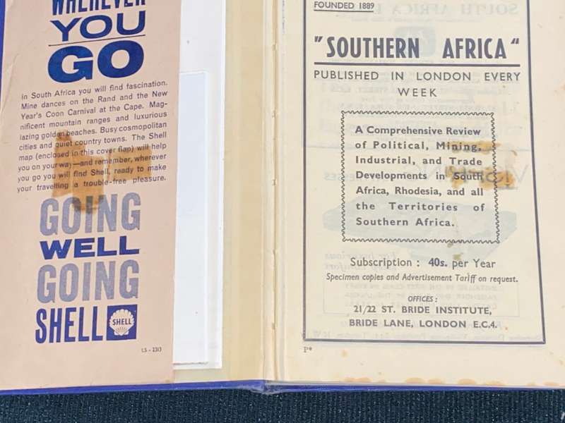 YEAR BOOK AND GUIDE TO SOUTHERN AFRICA 1962