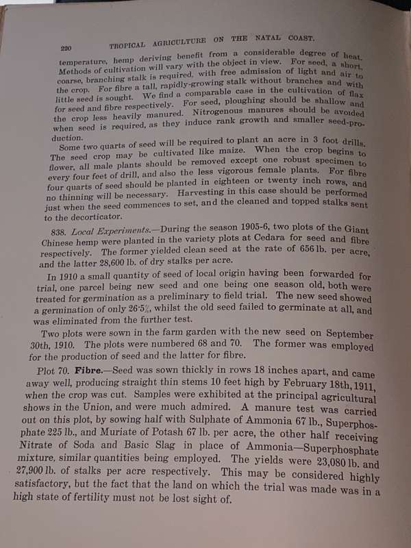CEDARA MEMOIRS ON SOUTH AFRICAN AGRICULTURE BY E.R. SAWER  VOLUMES 2 & 3 1911, 1912