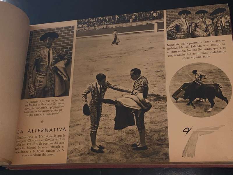 MANOLETE EL ARTISTA Y EL HOMBRE - MARTIN SANTOS YUBERO 1947