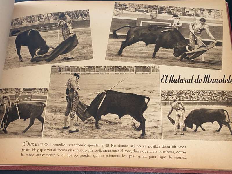 MANOLETE EL ARTISTA Y EL HOMBRE - MARTIN SANTOS YUBERO 1947