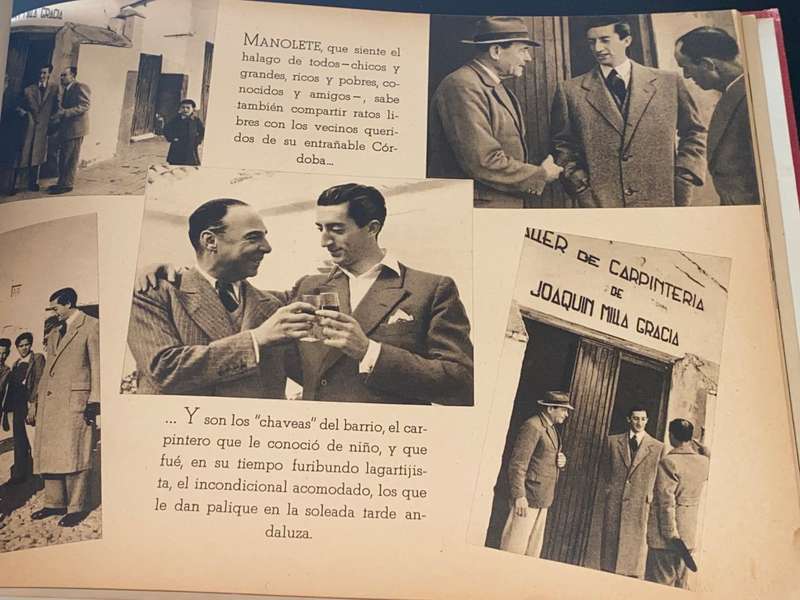 MANOLETE EL ARTISTA Y EL HOMBRE - MARTIN SANTOS YUBERO 1947