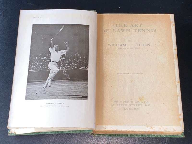 THE ART OF LAWN TENNIS BY WILLIAM T.TILDEN 1ST EDITION 1920