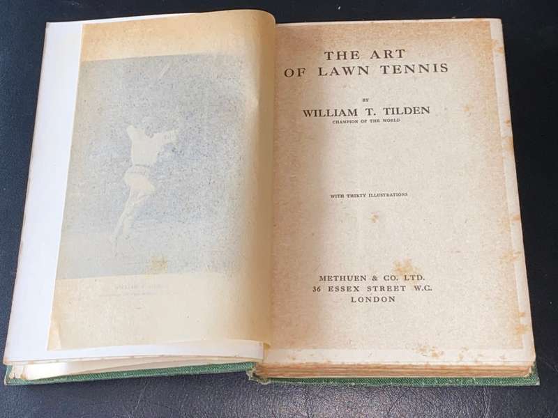 THE ART OF LAWN TENNIS BY WILLIAM T.TILDEN 1ST EDITION 1920