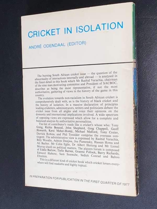 GOD`S FORGOTTEN CRICKETERS EDITED BY ANDRE ODENDAAL