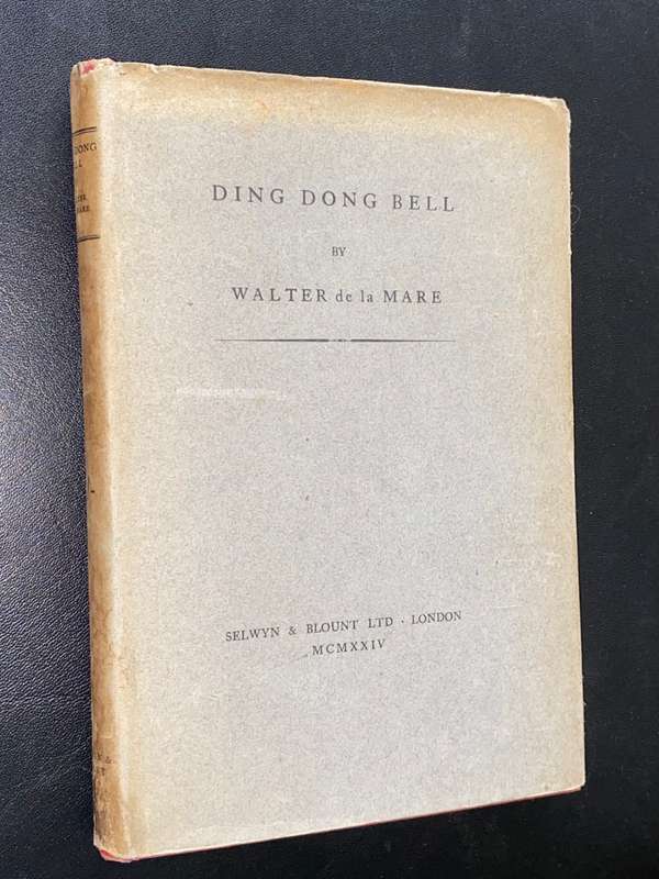 DING DONG BELL BY WALTER DE LA MARE 1924 1ST EDITION