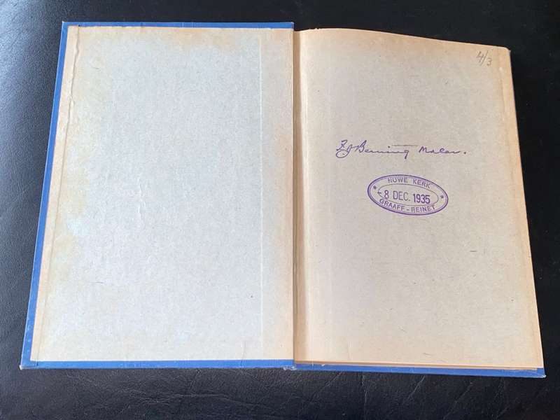 OORLOGS EN ANDERE GEDICHTEN DOOR F.W. REITZ  OUD-PRESIDENT VAN DE O.V.S.  1911